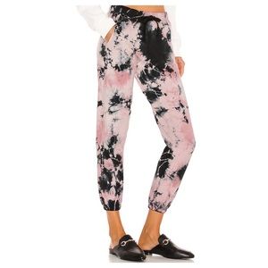 Electric & Rose XS pink and black joggers